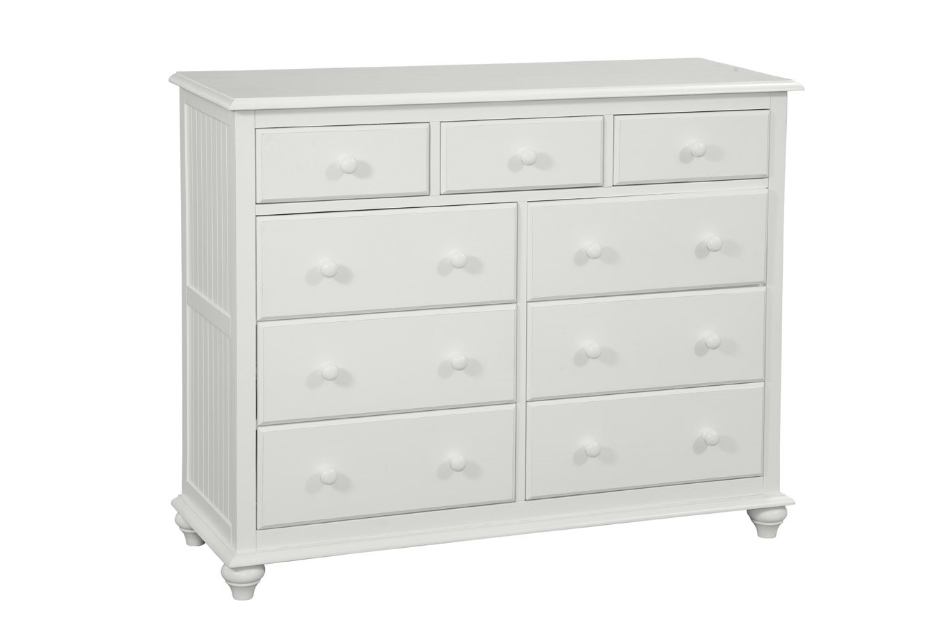 Cottage 9 Drawer Dresser in White | John Thomas Furniture