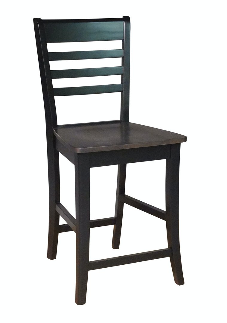 Cosmopolitan Collection - Roma Stool in Coal & Black | John Thomas ...