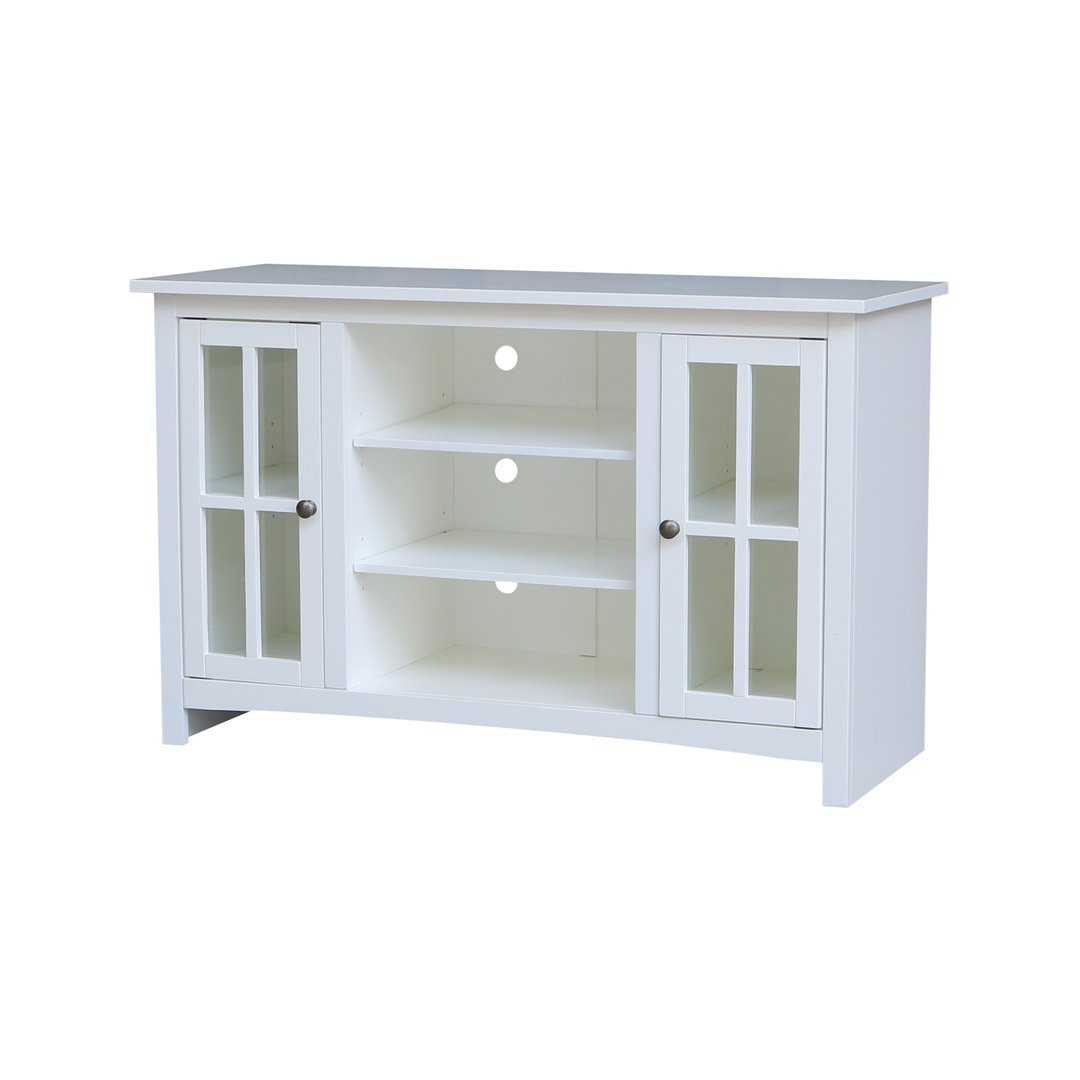 Destinations Collection - 48'' TV Stand Pure White | John Thomas Furniture